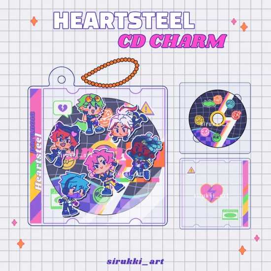 Heartsteel CD charm