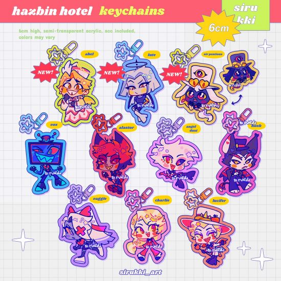 Hazbin Hotel charms