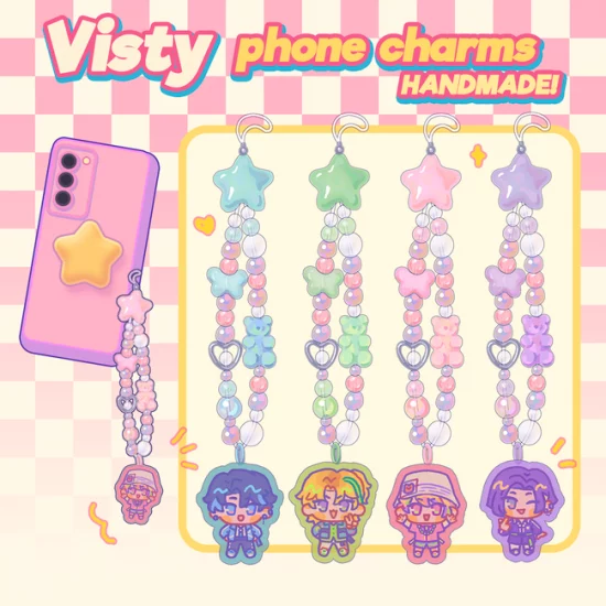 Visty handmade phone charms