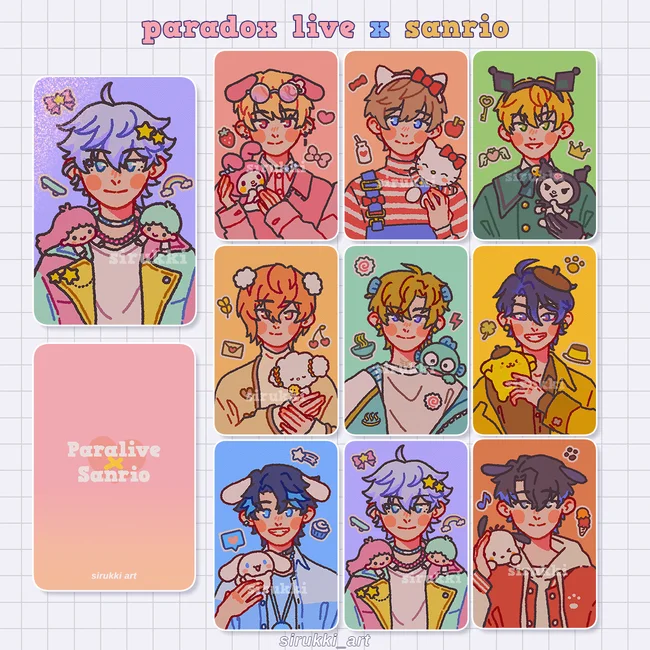 Paralive x Sanrio photocards
