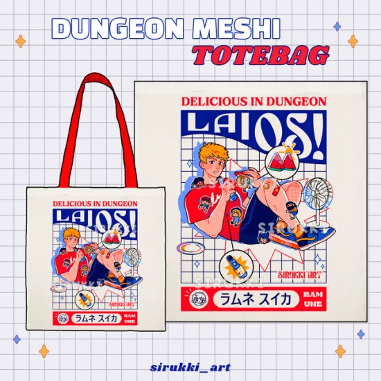 Dungeon Meshi totebag