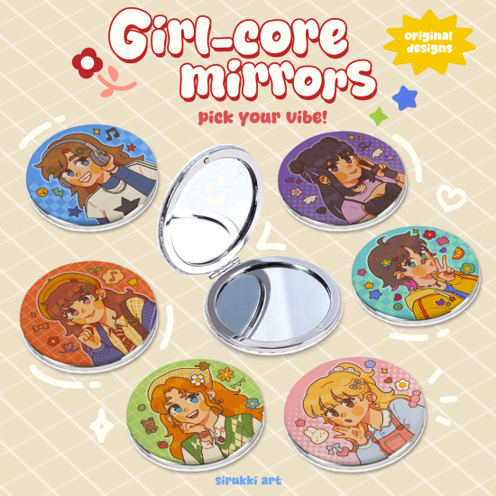 Girlcore mirrors - original design